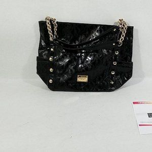 Authentic Michael Kors Black Gold Chain Tote